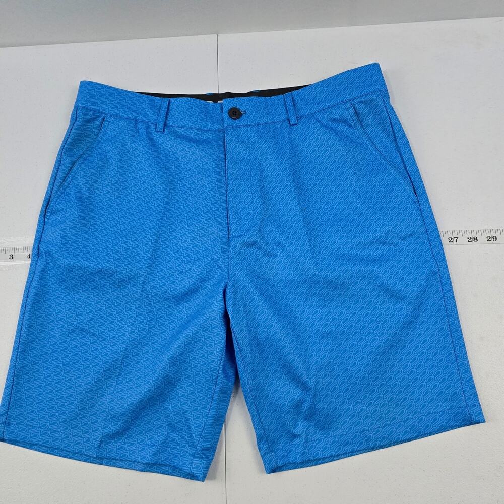 Druids blue golf chino shorts‎ size 36 mens 5117